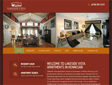 Tablet Screenshot of lakeside-vista.com